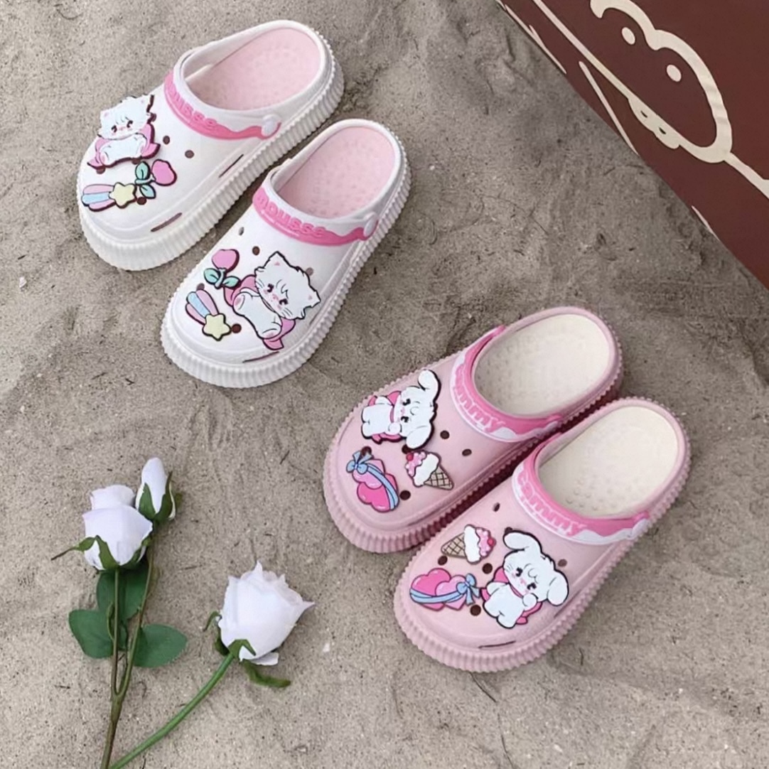 A463. CROCS CAT PINK
