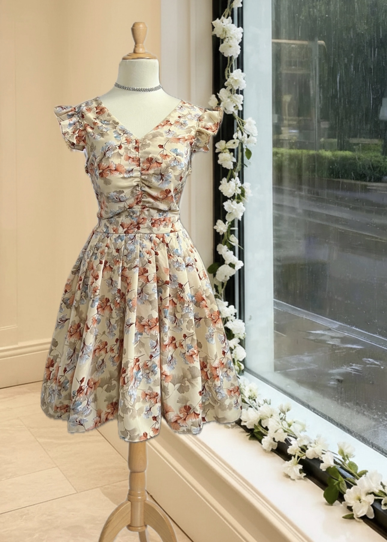 V177. ĐẦM MANGO NGẮN