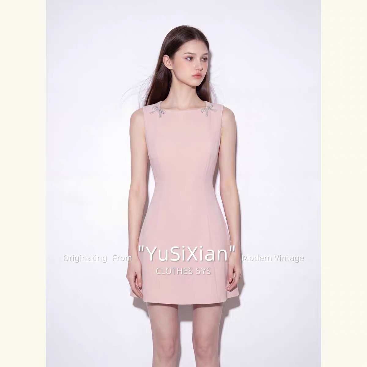 8325. DRESS EXCLUSIVE PINK•