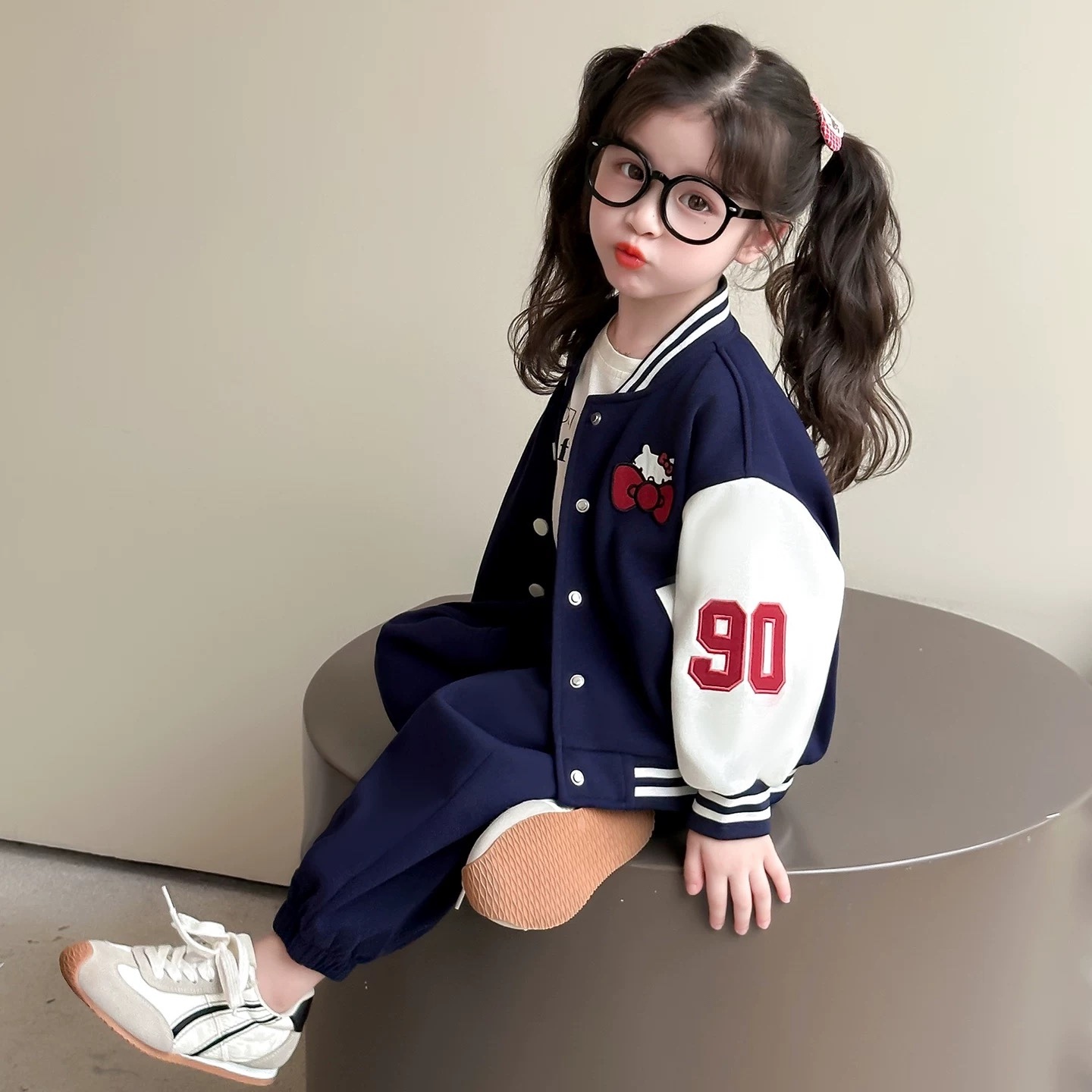 K45. BLUE HELLO KITTY BABY SET