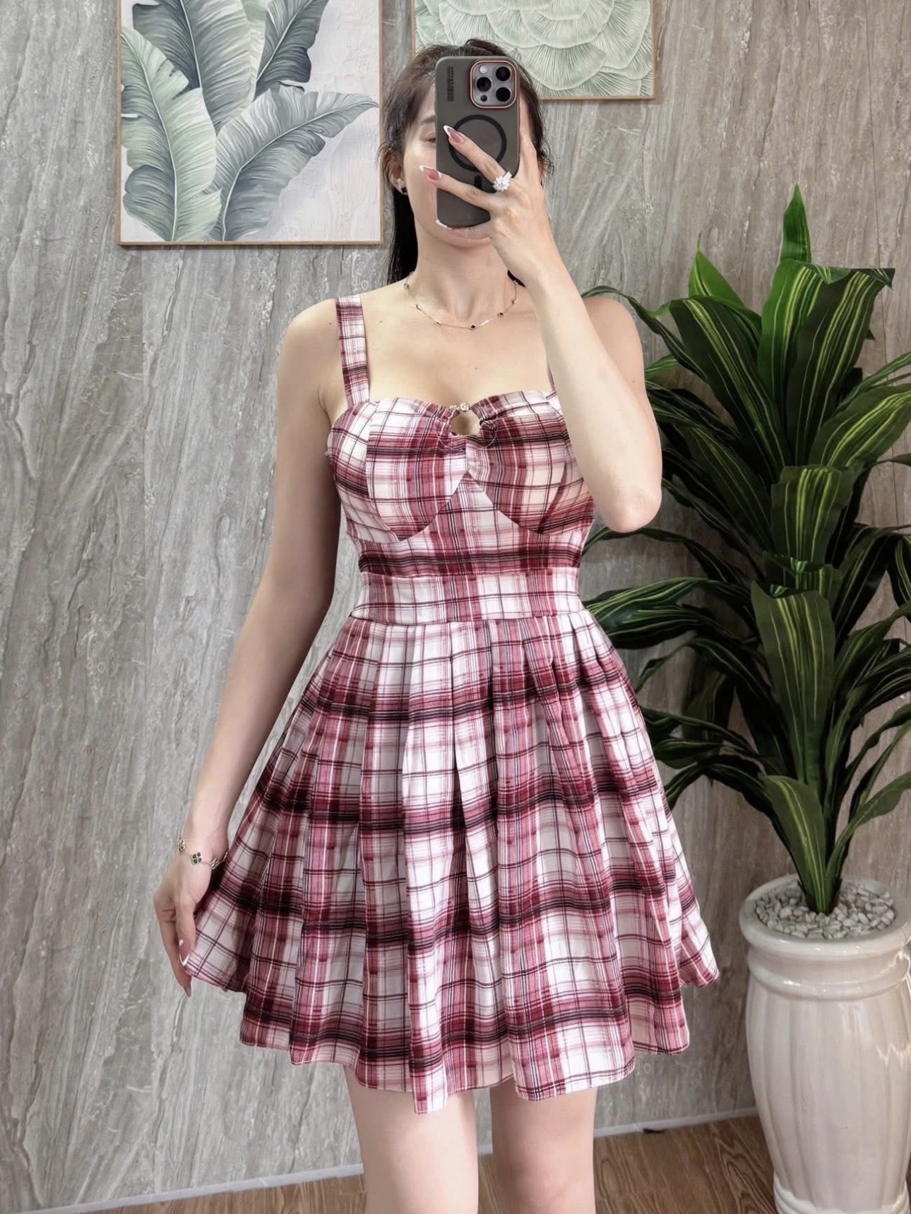 V913. MAXI DRESS 2PCS DAY•