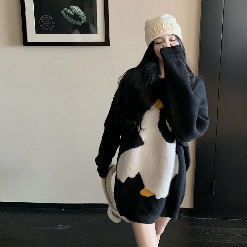 T369. SWEATER BLACK DUCK