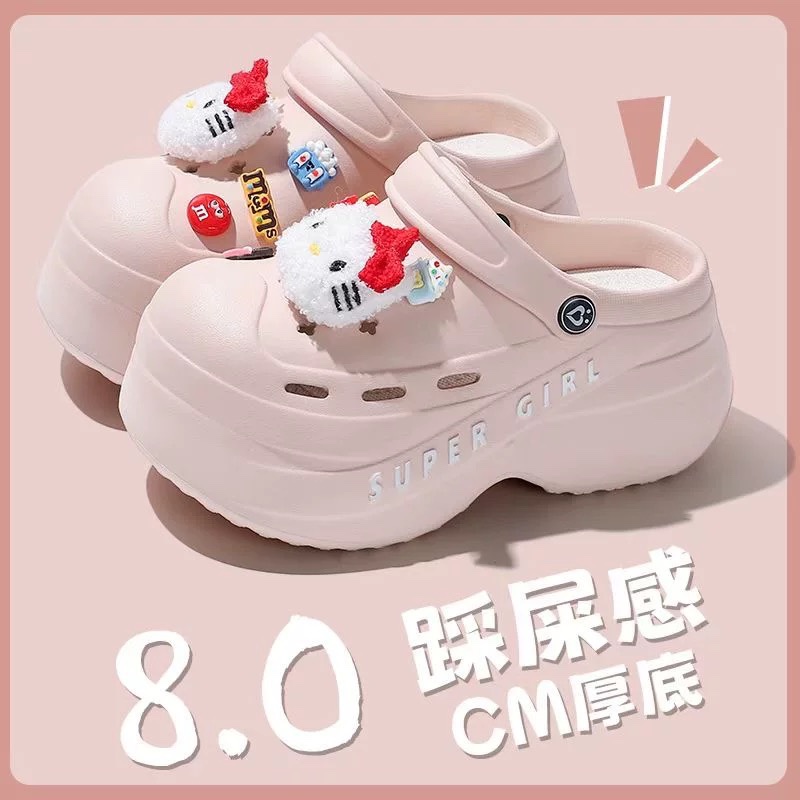 A497. CROCS HELLO KITTY PINK