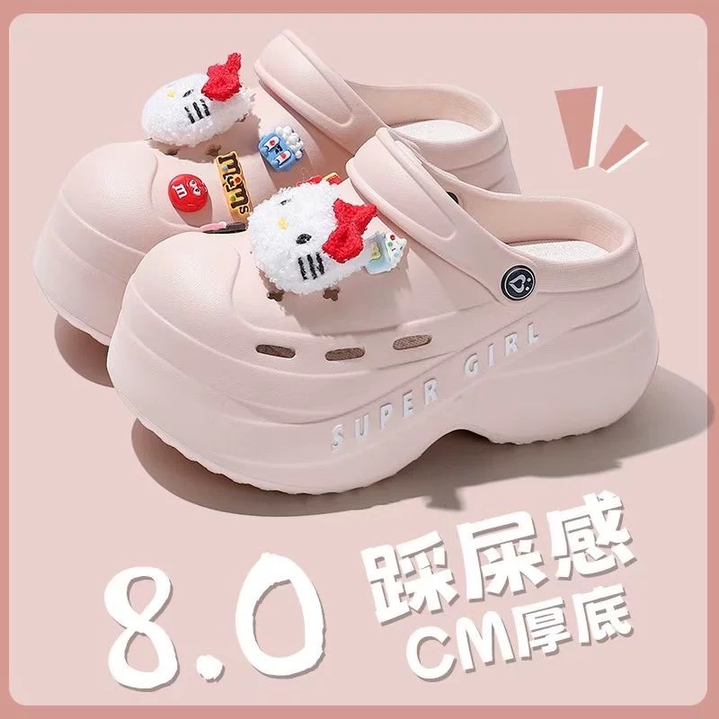 A497. CROCS HELLO KITTY PINK
