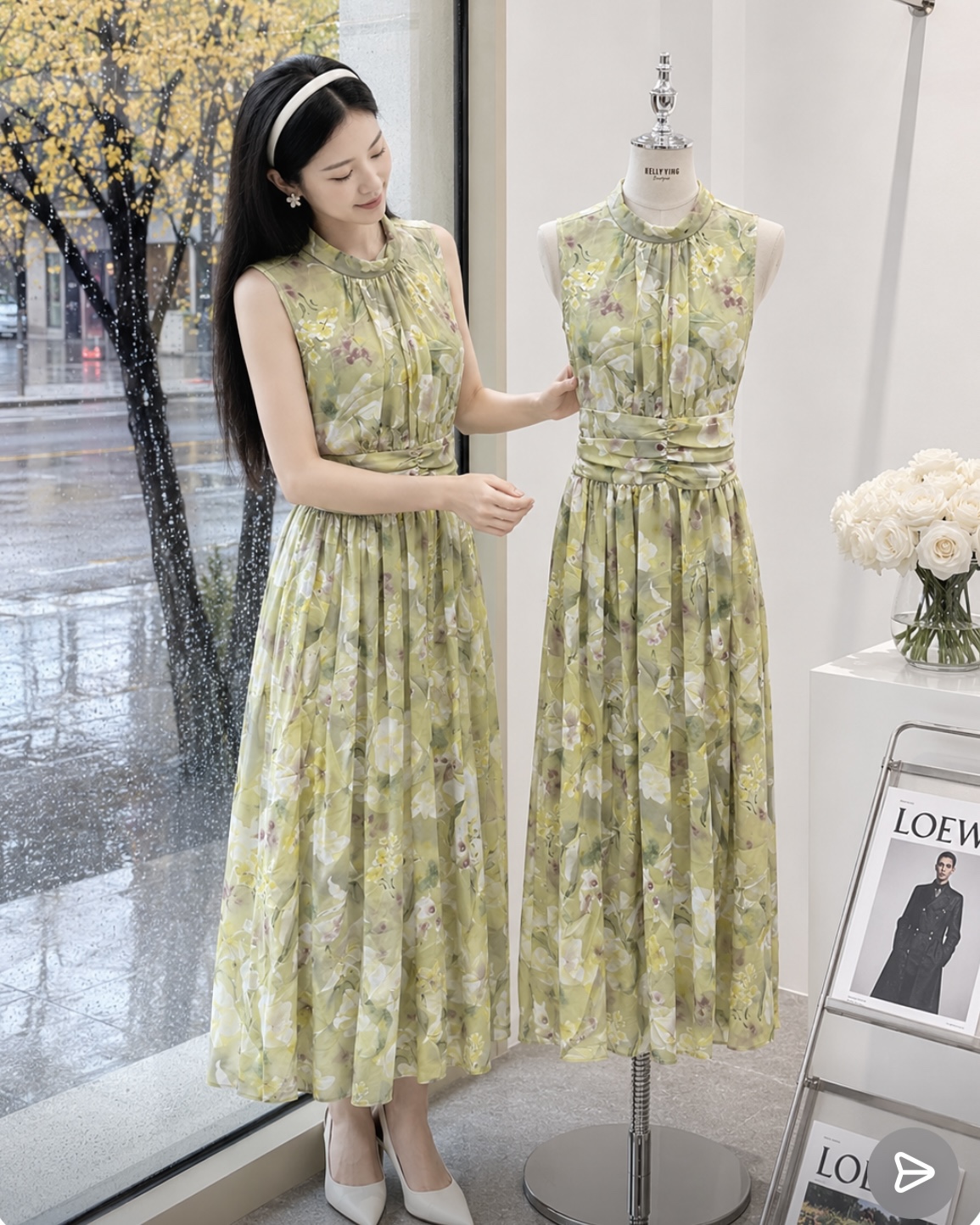 V756. MAXI DRESS