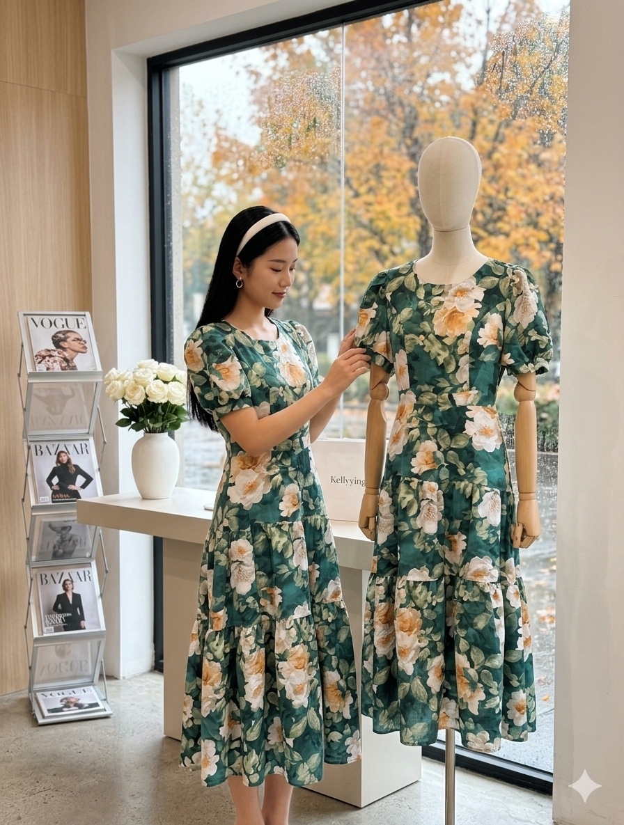 V716. MAXI DRESS