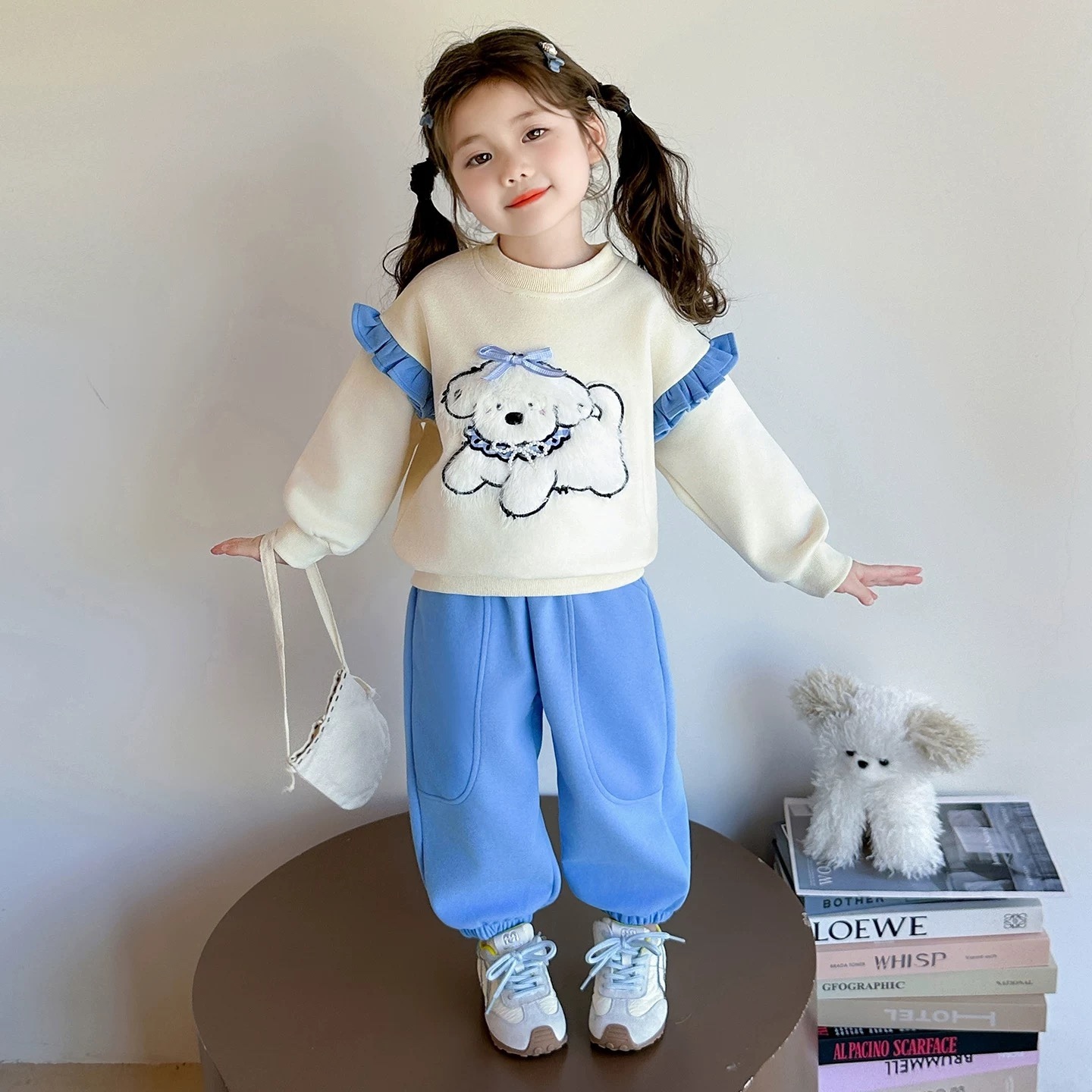 K52. BLUE DOG BABY SET