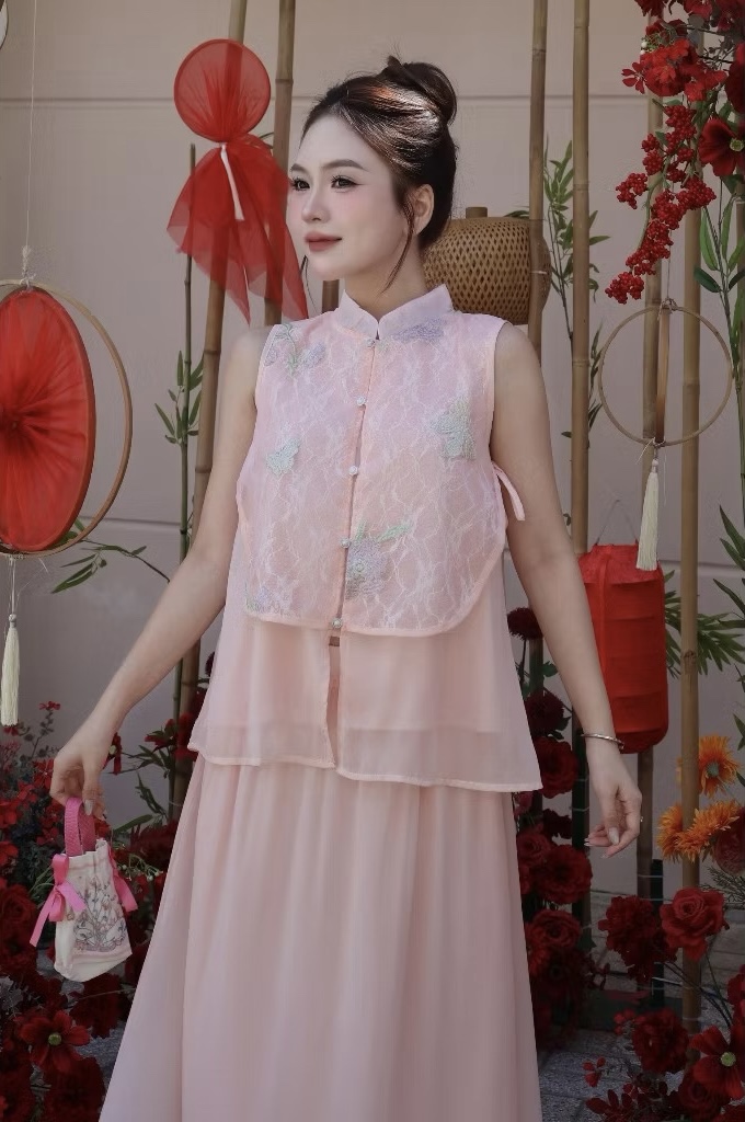 A418. SET VAY TRUNG HOA HONG