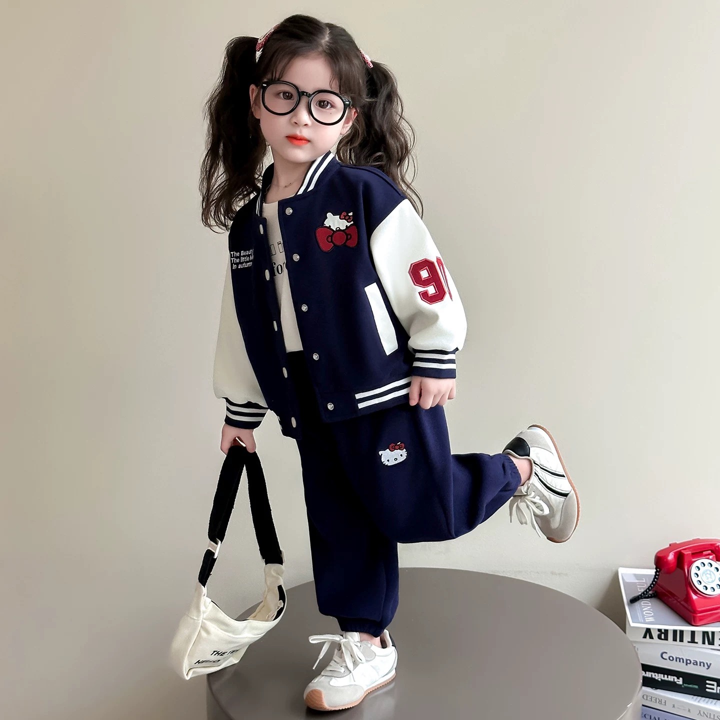 K45. BLUE HELLO KITTY BABY SET