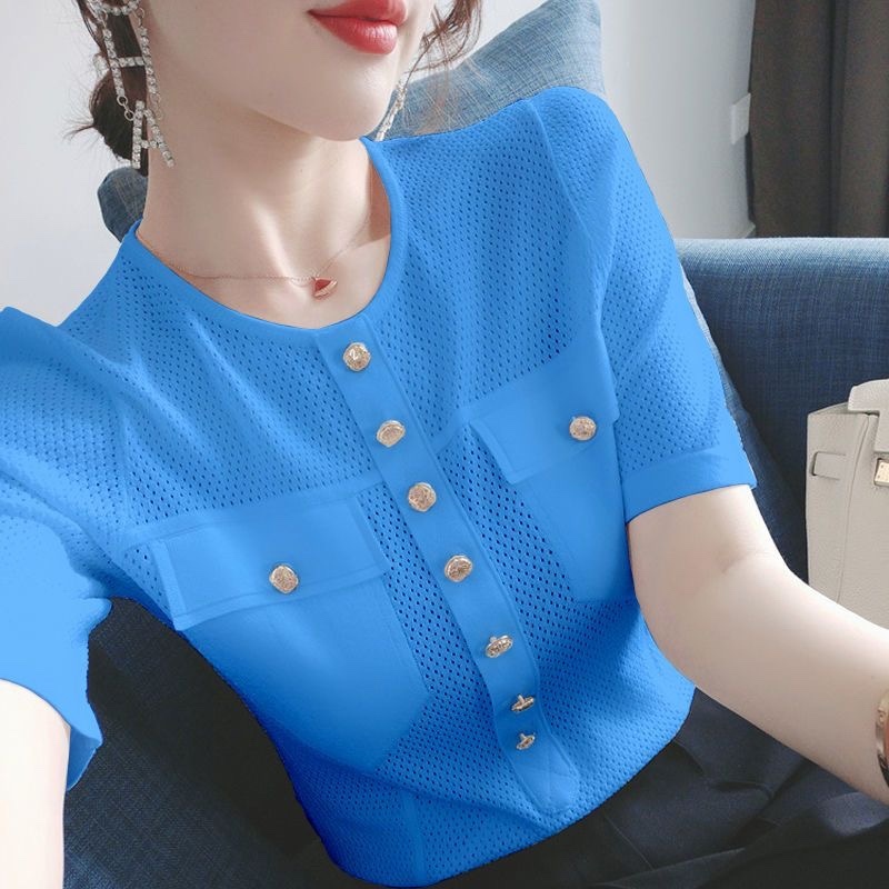 C918. MONGTOGHI TOP BLUE
