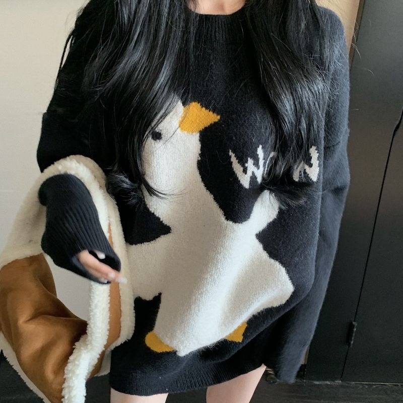 T369. SWEATER BLACK DUCK