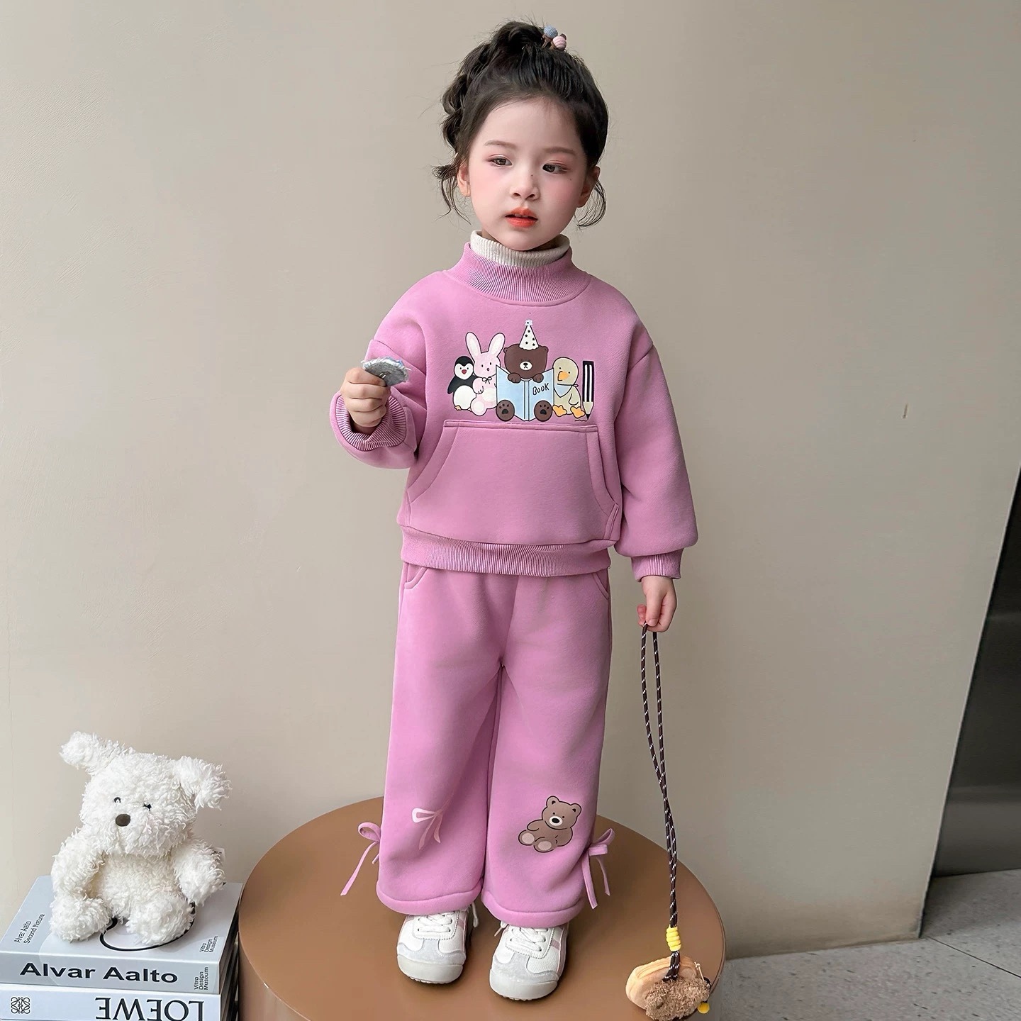 K44. PINK ANIMAL BABY SET