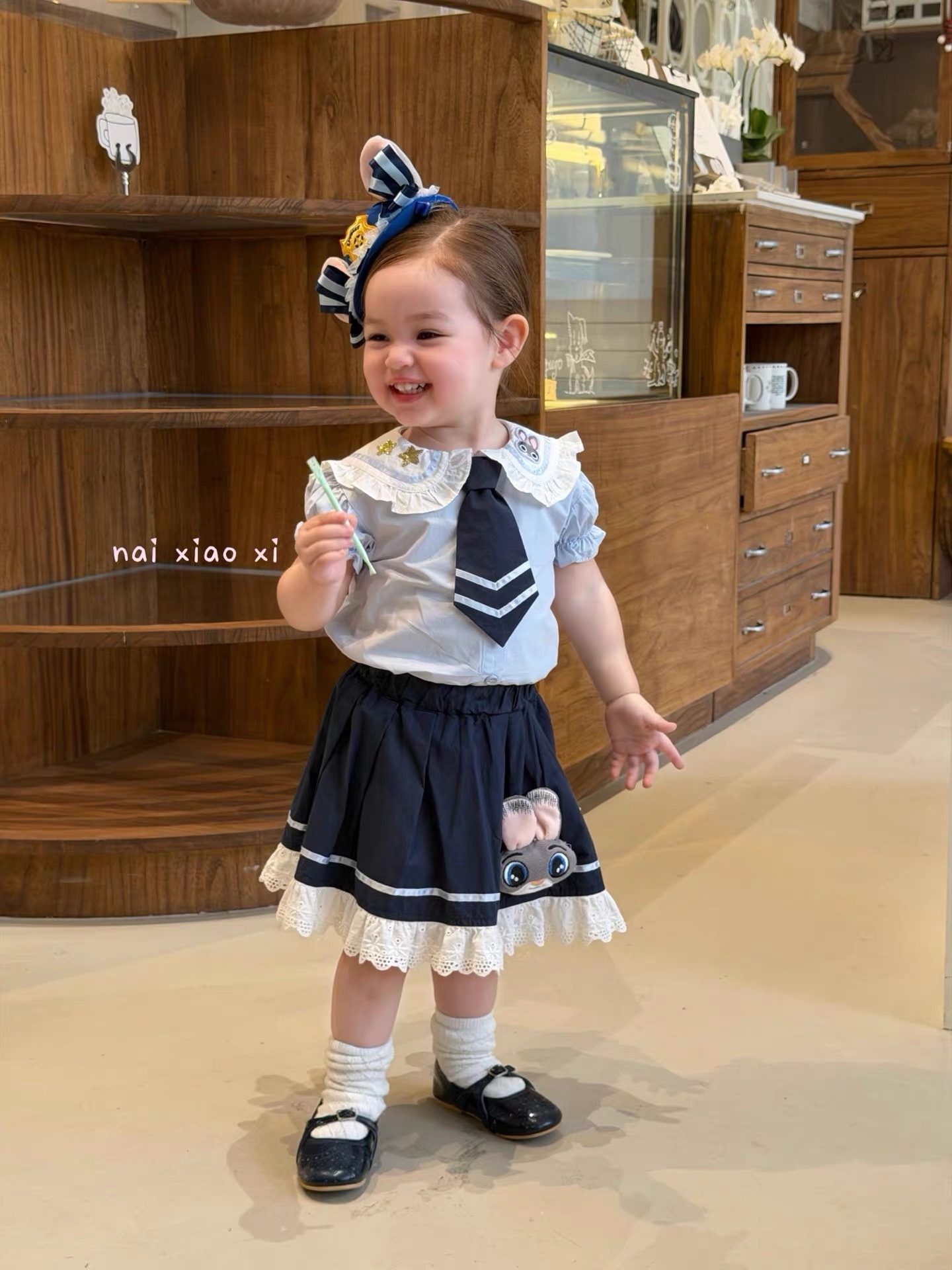 K323. KID GIRL BLUE SET