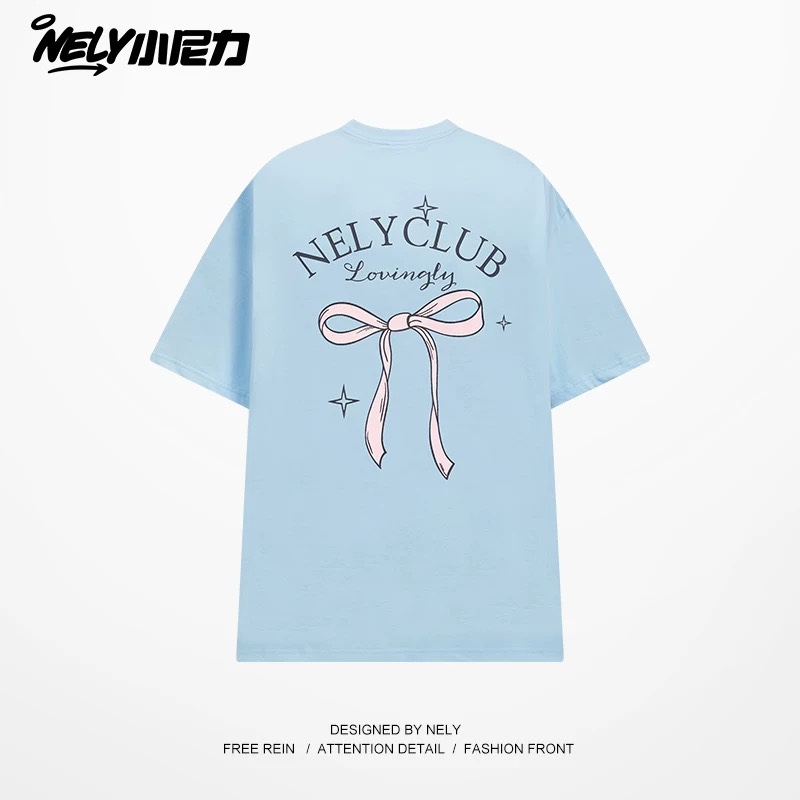 1655. BOWTIE BLUE TEE