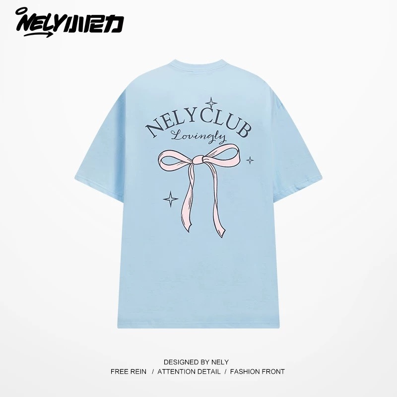 1655. BOWTIE BLUE TEE