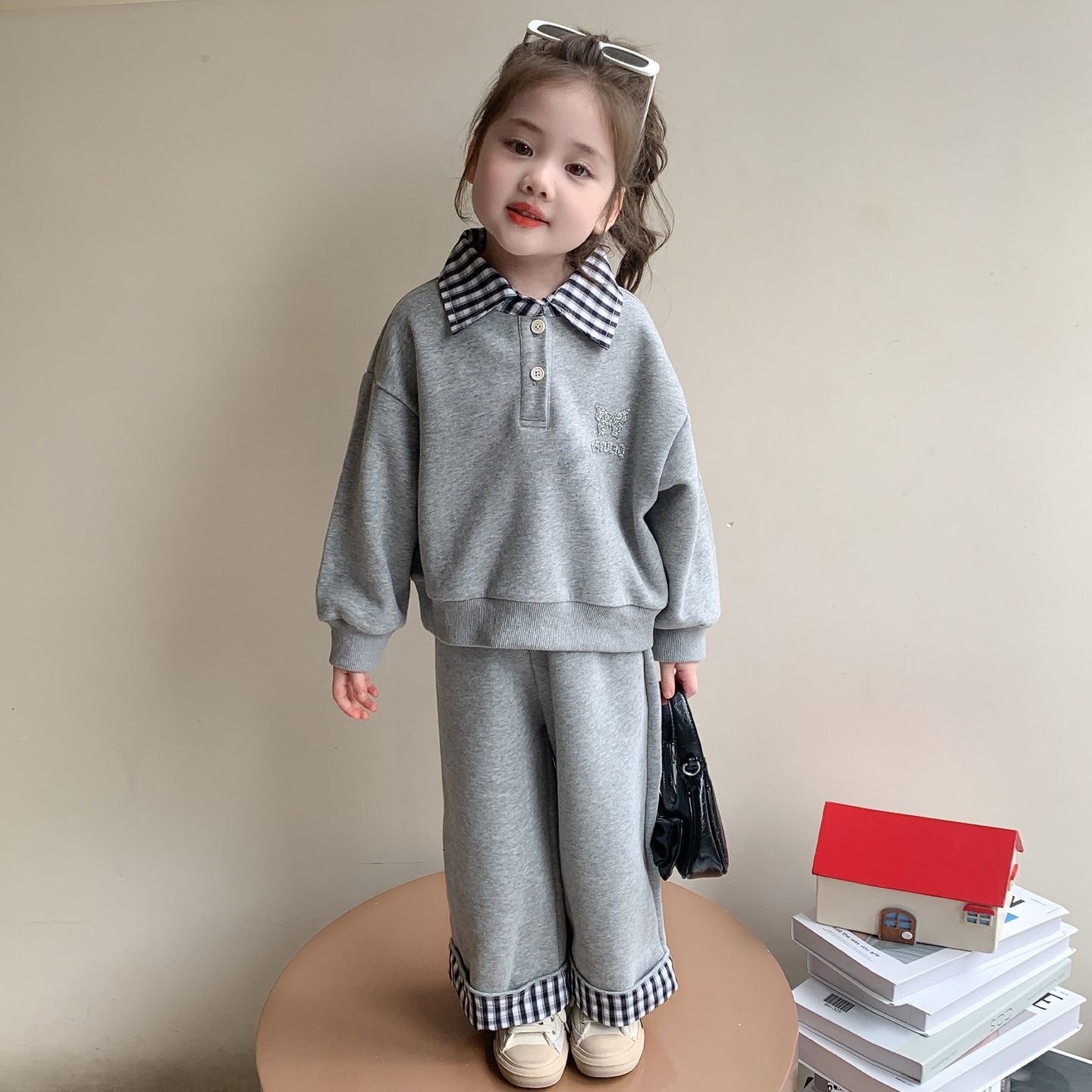 K37. GRAY BABY SET