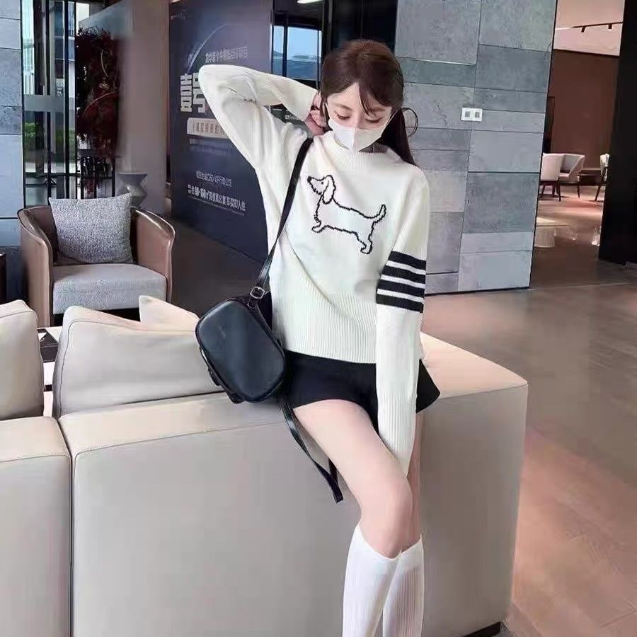 T245. SWEATER WHITE DOG