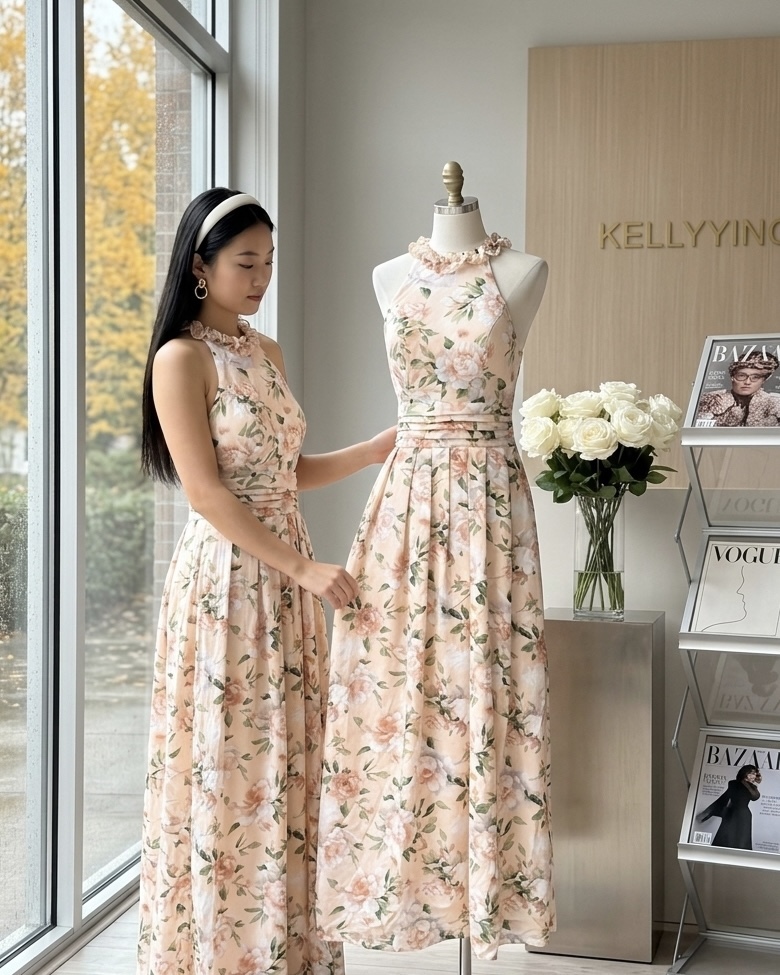 V705. MAXI DRESS