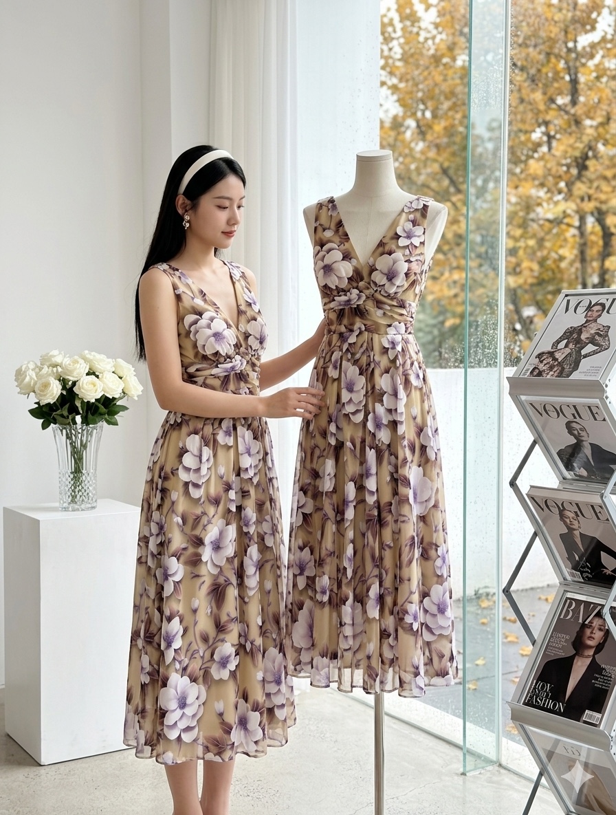 V653. MAXI DRESS