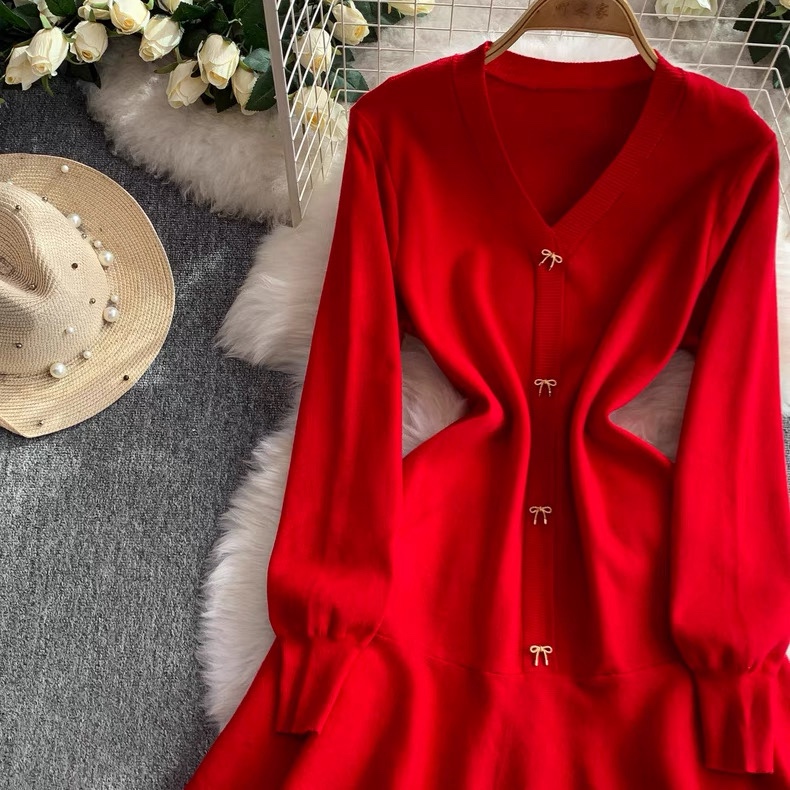 R47. RED SHORT DRESS