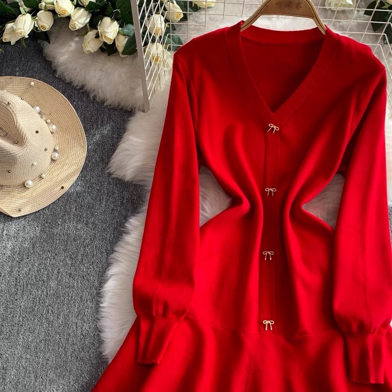 R47. RED SHORT DRESS