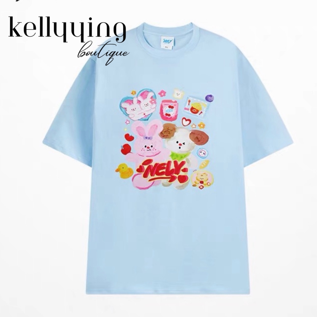 1703. CUTIE BLUE TEE