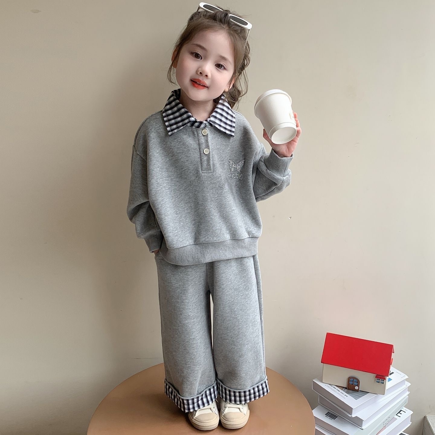 K37. GRAY BABY SET