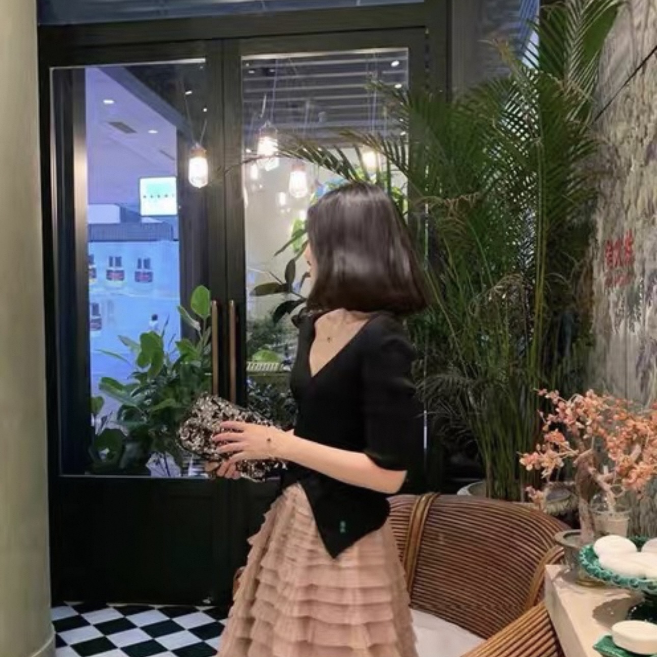 5393. PINK LONG BOTTOM