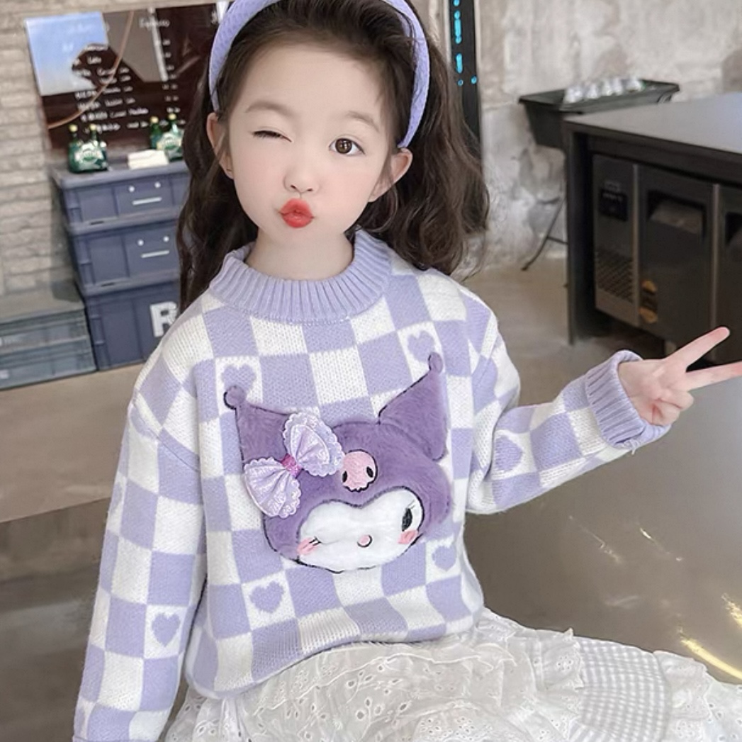 K507. BABY SWEATER PURPLE