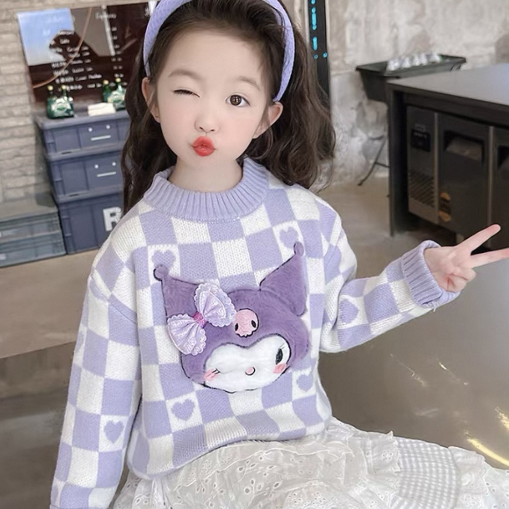 K507. BABY SWEATER PURPLE