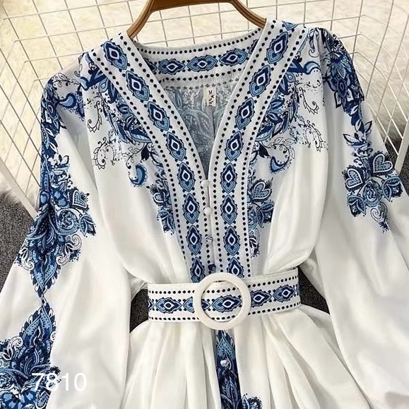 7810. BLUE SHORT DRESS (exclusive)