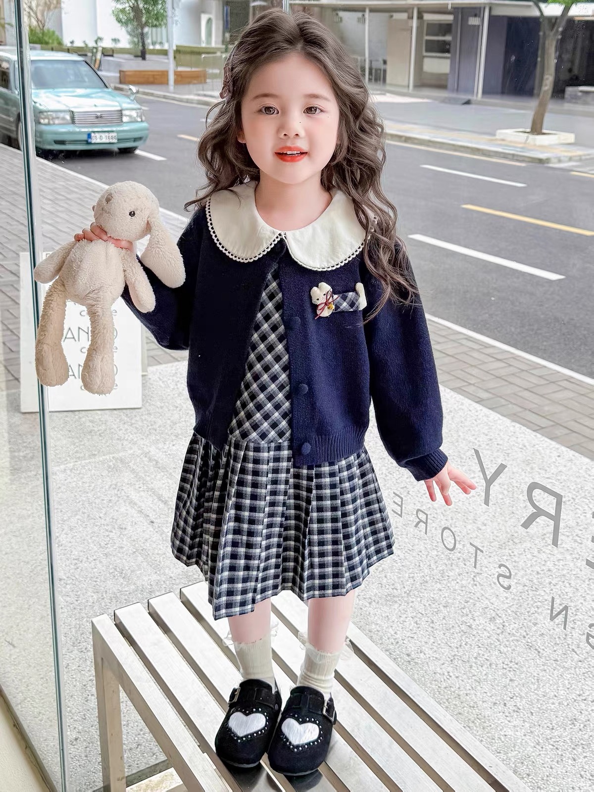 K324. KID GIRL BLACK SET