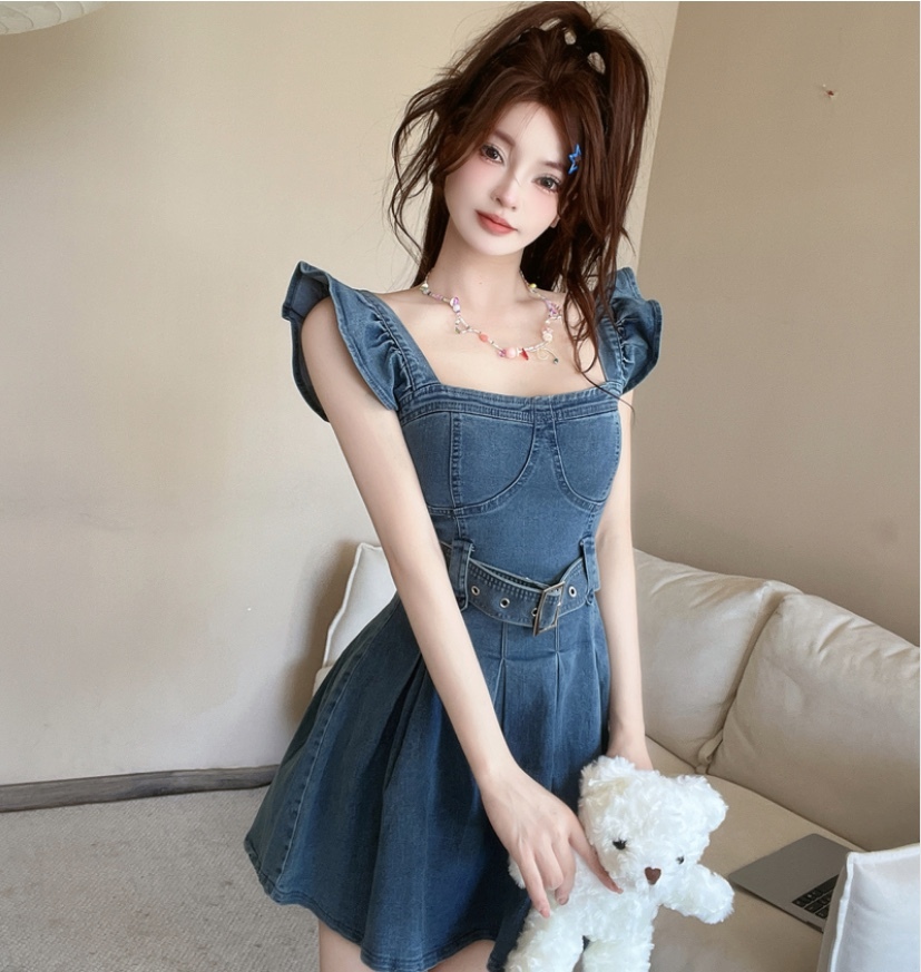 6755.  DENIM DRESS