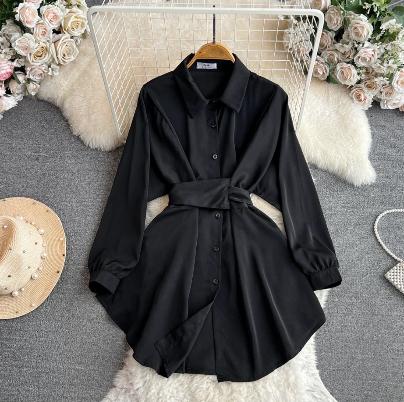 7723. BLACK DRESS FORM XUONG