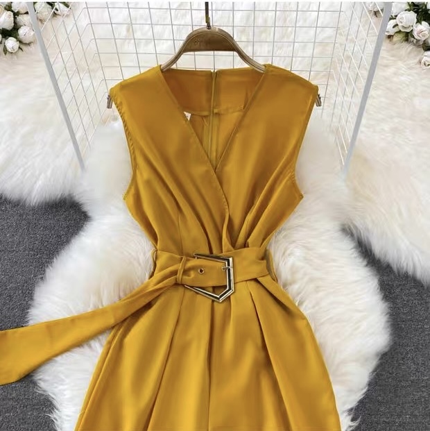 7684. YELLOW JUMPSUIT