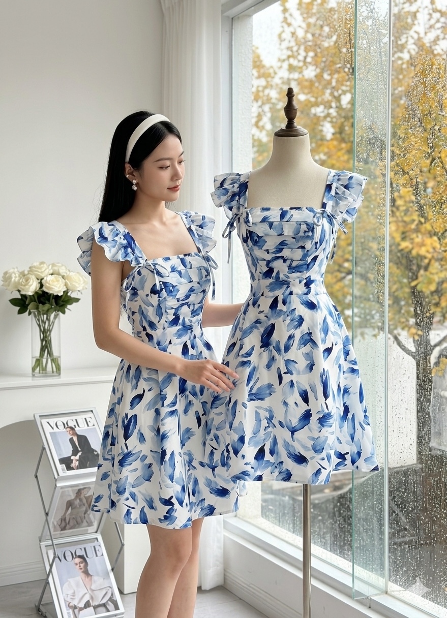 V810. MAXI DRESS 2PCS