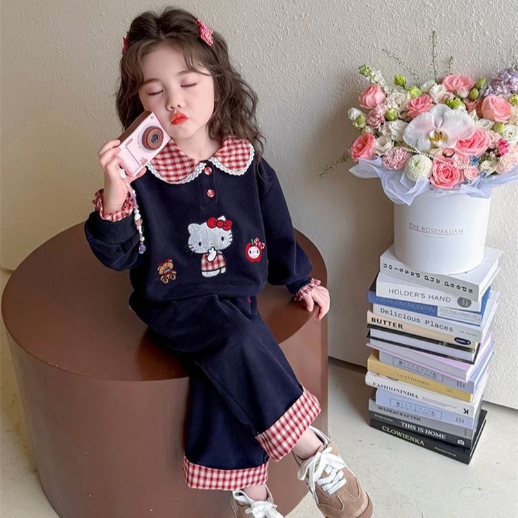 K33. BLUE HELLO KITTY BABY SET