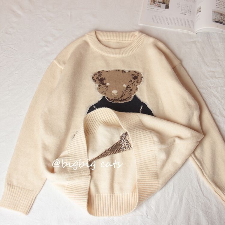 T320. SWEATER CREAM BEAR