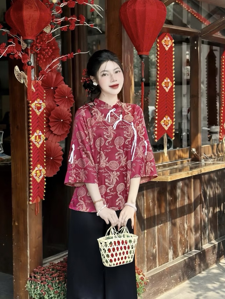 A398. SET AO BABA GAM LUA DO