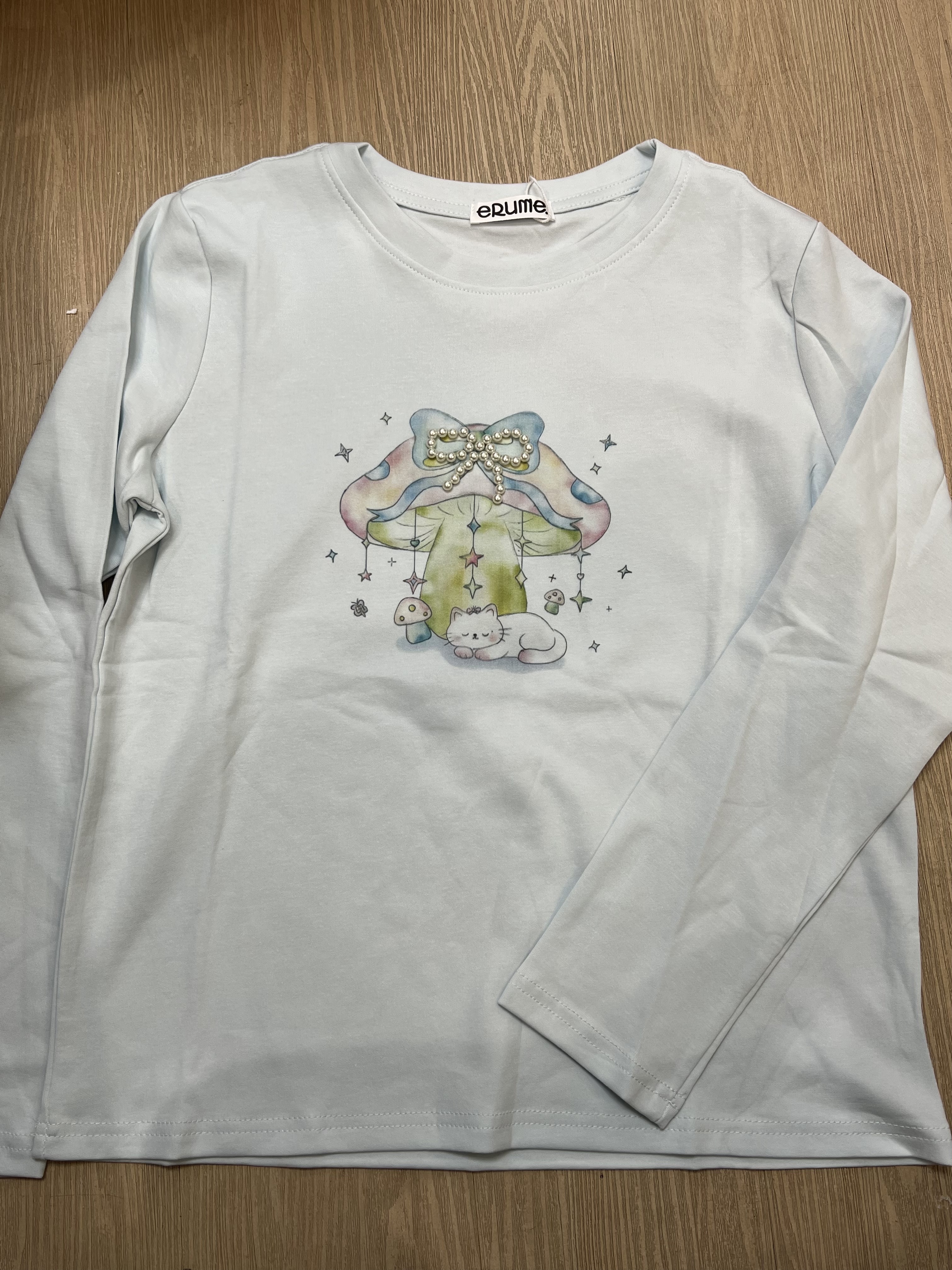 L247. LONGTEE (THICK) BLUE MUSHROOM