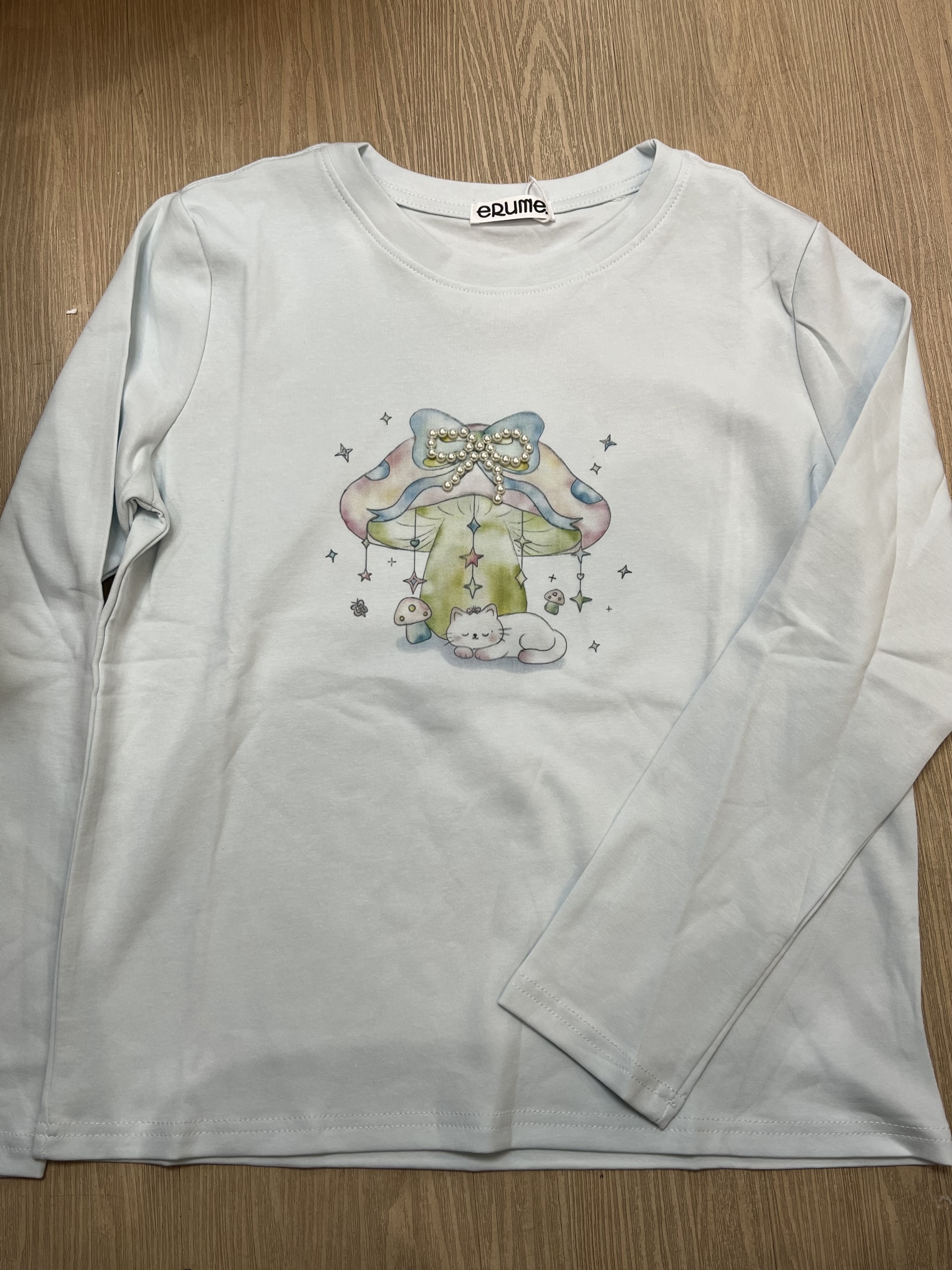 L247. LONGTEE (THICK) BLUE MUSHROOM