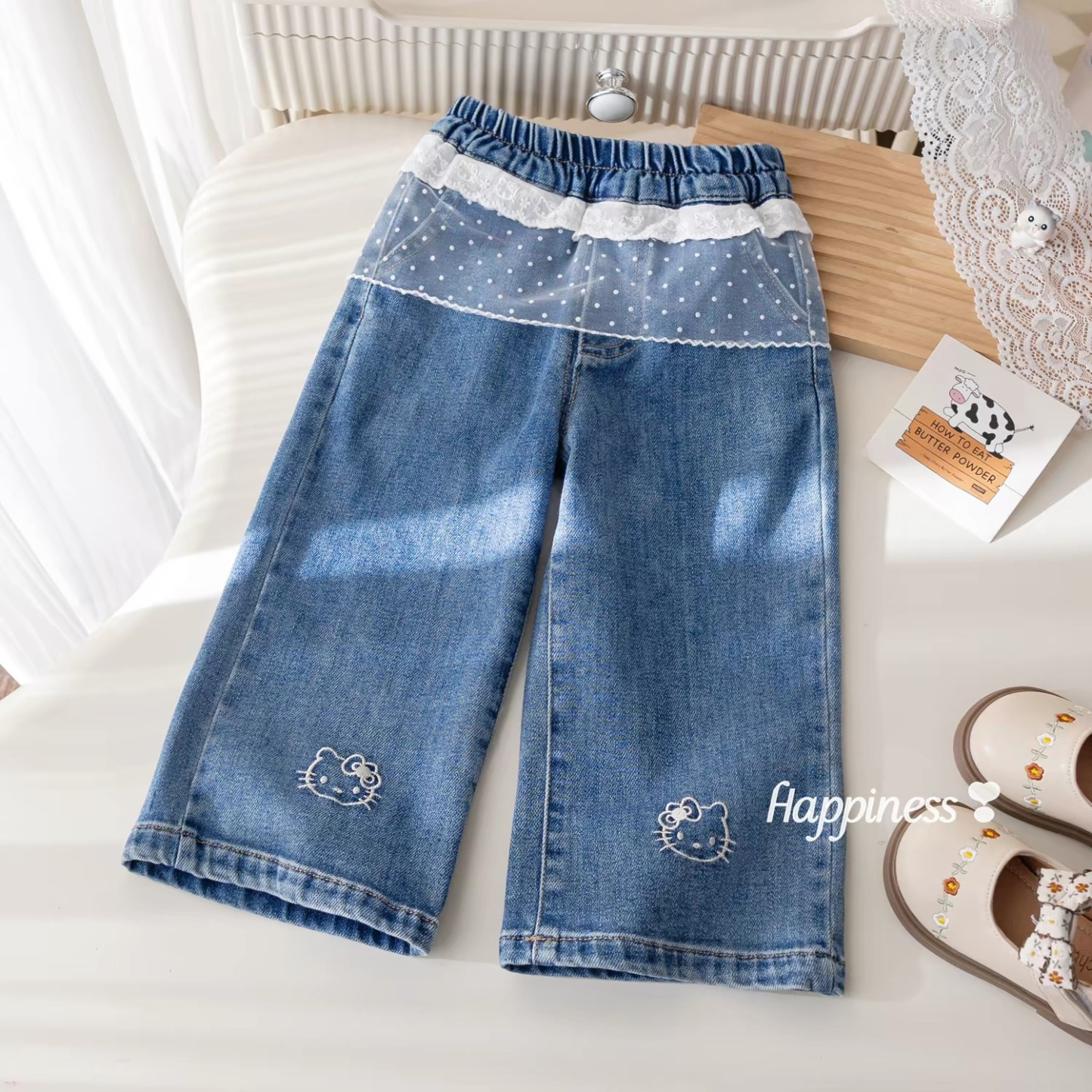 K342. KID GIRL DENIM PANT