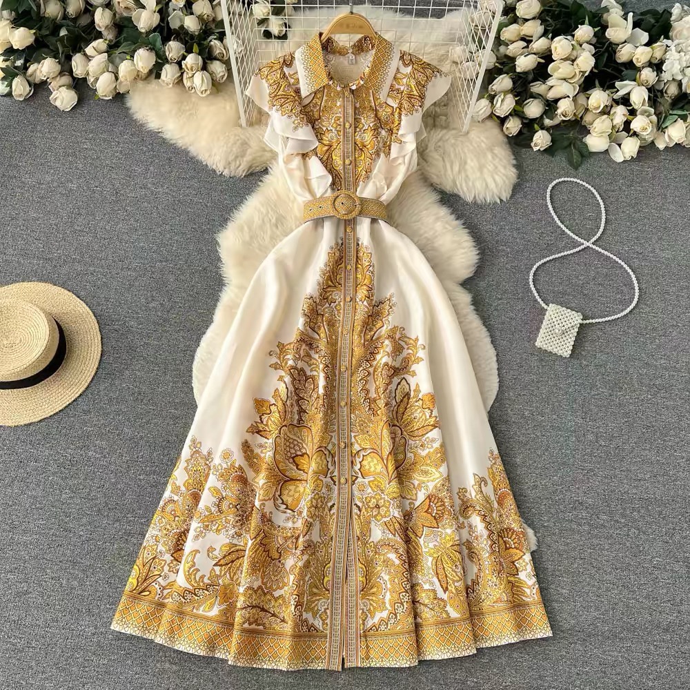 8193. DRESS EXCLUSIVE YELLOW