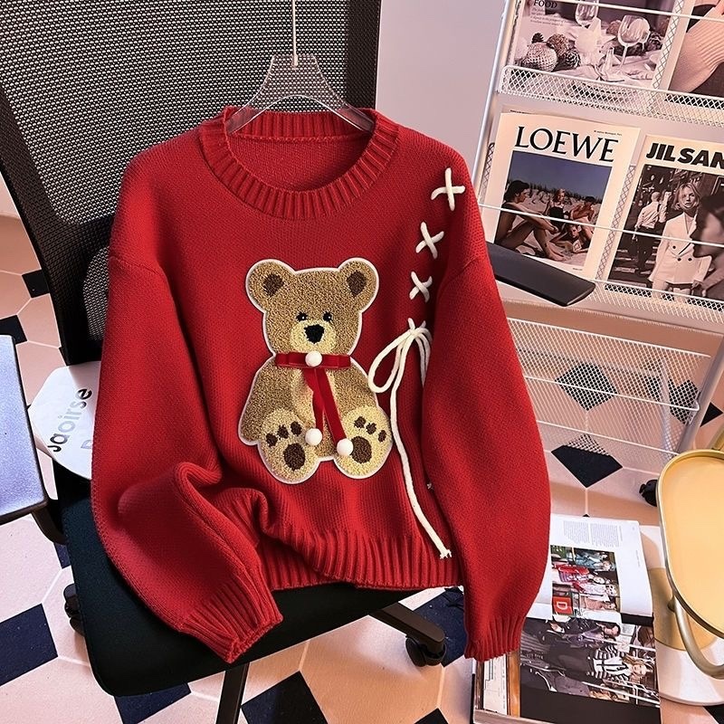 R14. RED BEAR SWEATER