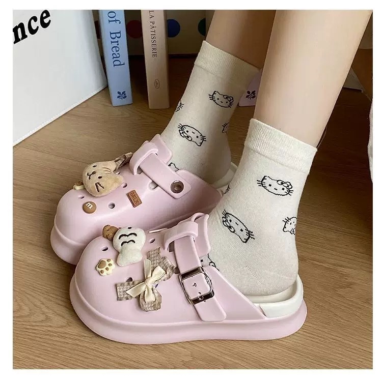 A472. CROCS CAT PINK