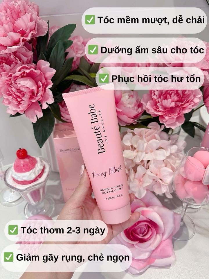 H2. PERFUME HAIR MASK BEAUTE BABE 236ml