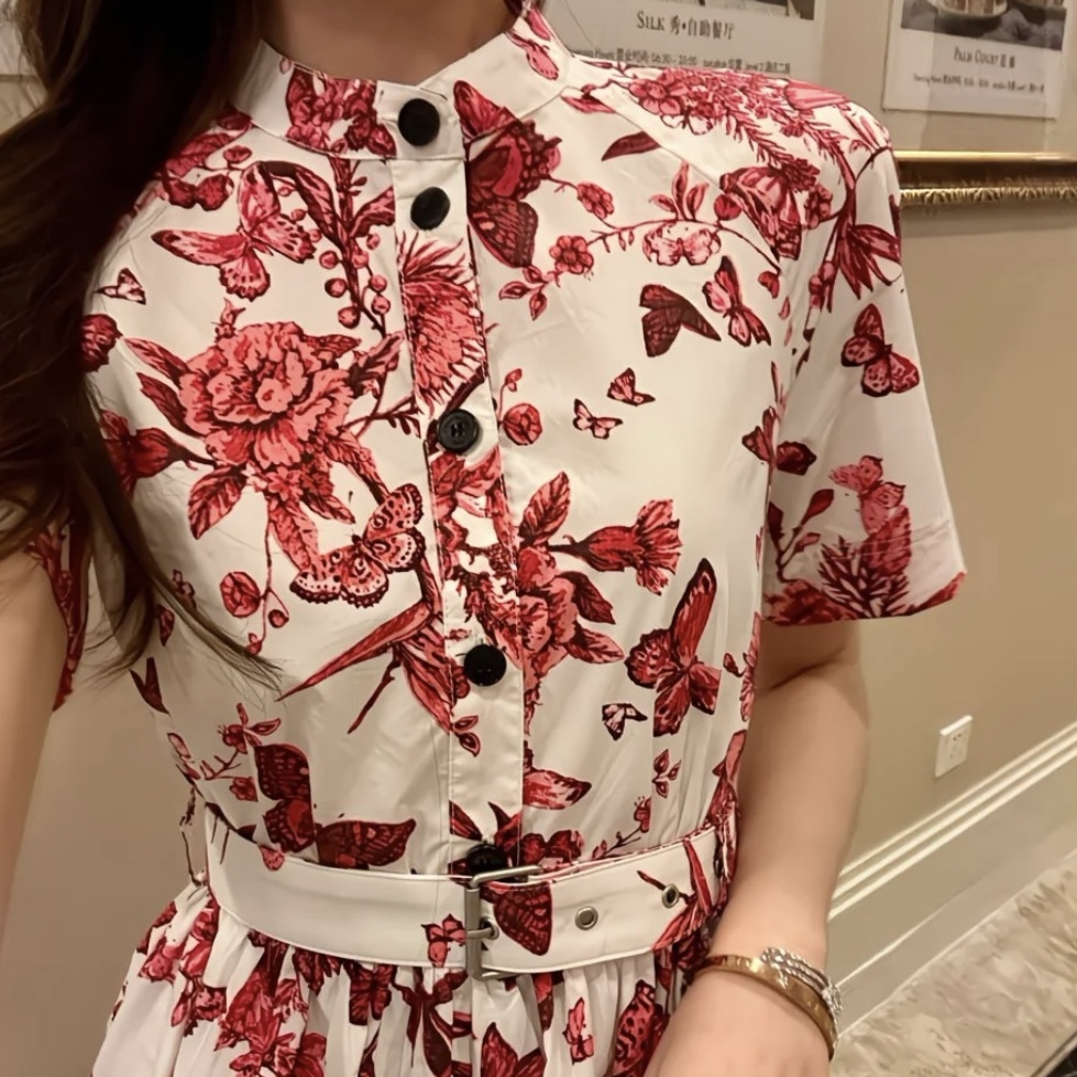 7834. RED SHORT DRESS (exclusive)