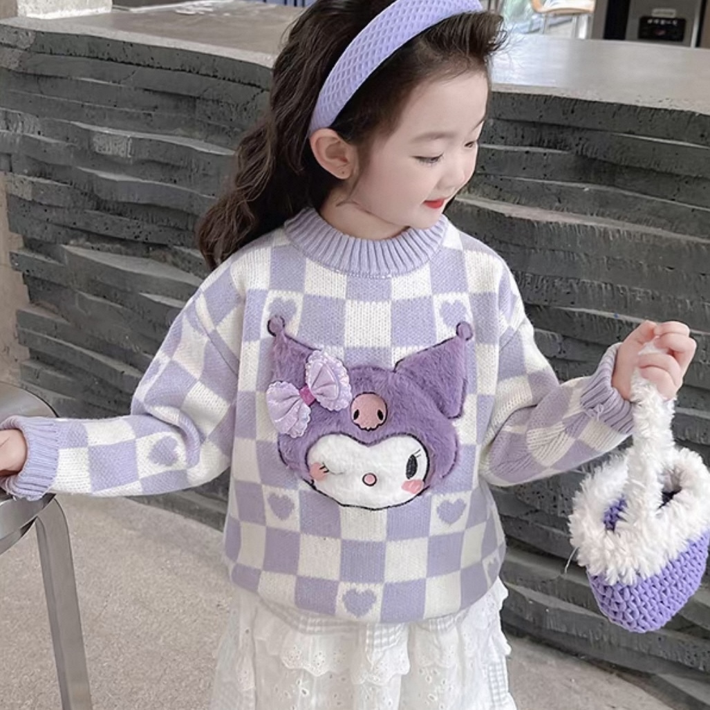 K507. BABY SWEATER PURPLE