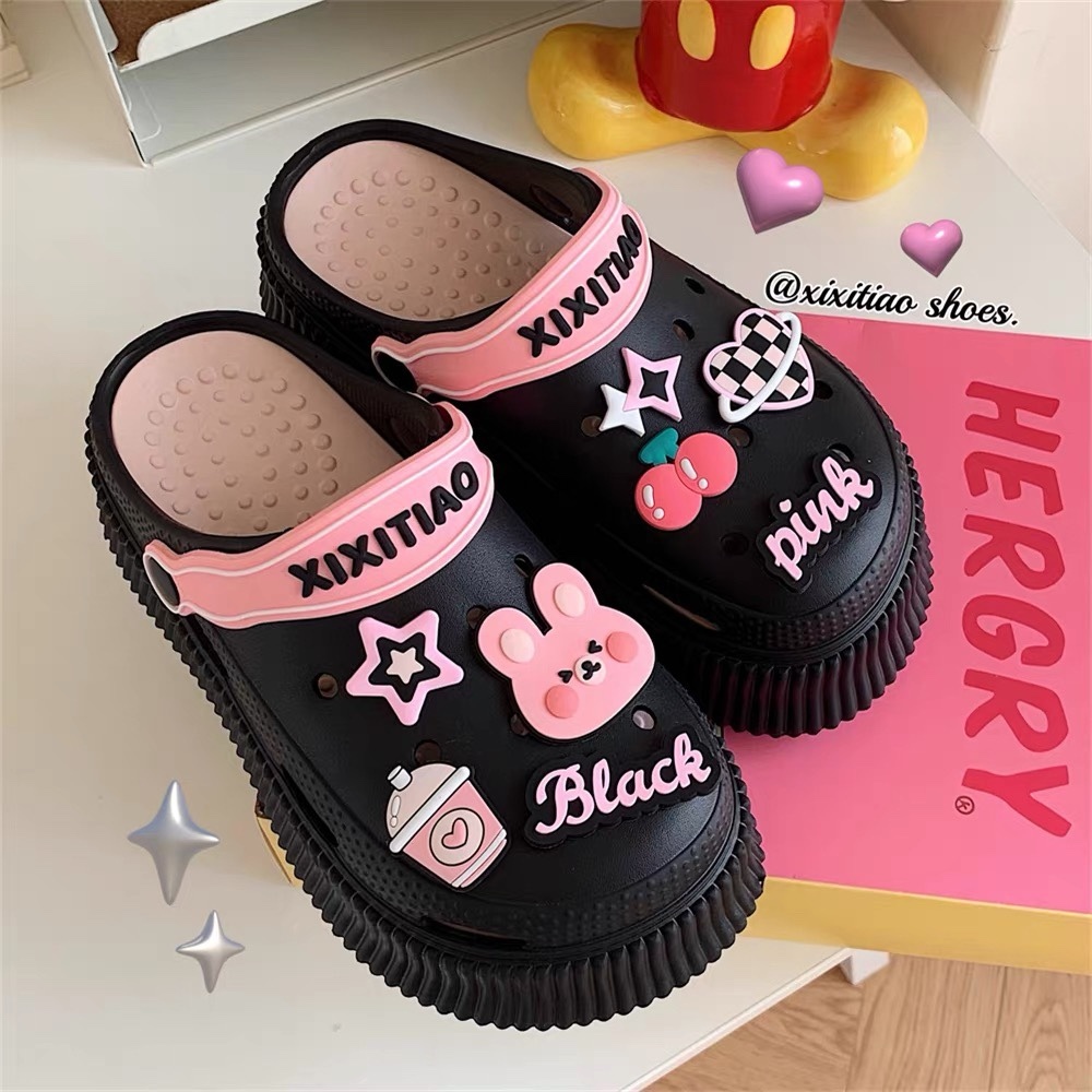 A464. CROCS BEAR BLACK