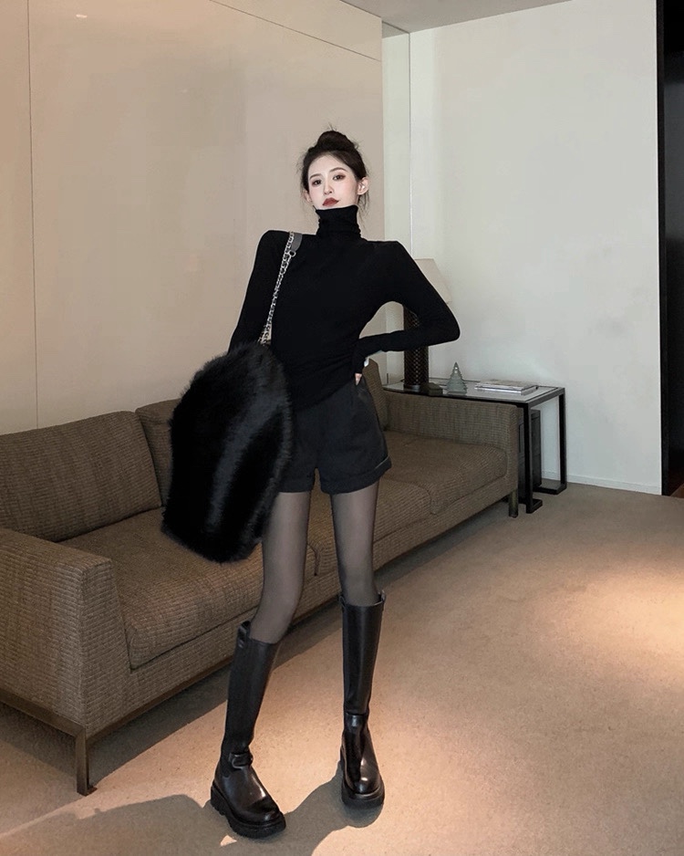 5412. BLACK LONG BOTTOM